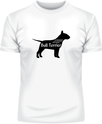 Bull terrier silueta