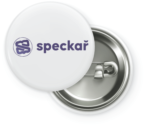 Speckař.cz placka  v bílém kabátě
