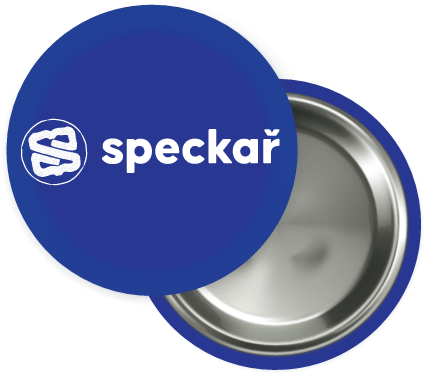 Magnetka Speckař  v modrém